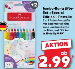 Kaufland Faber-Castell Jumbo-Buntstifte Set Special Edition - Pastell Angebot