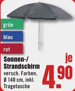 B1 Discount Baumarkt Sonnen-/Strandschirm Angebot