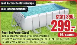 B1 Discount Baumarkt Pool-Set Power Steel Angebot