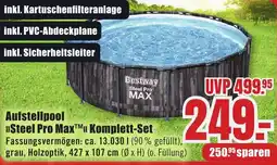 B1 Discount Baumarkt Bestway Steel Pro Max Aufstellpool Angebot