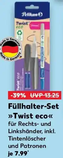 Kaufland Pelikan Füllhalter-Set Twist eco Angebot