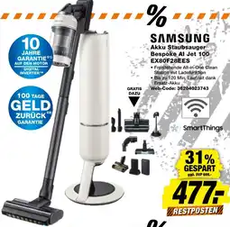 expert Techno Land SAMSUNG Akku Staubsauger Bespoke AI Jet 100 Angebot