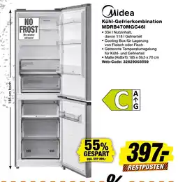 expert Techno Land Midea Kühl-Gefrierkombination MDRB470MGC46I Angebot