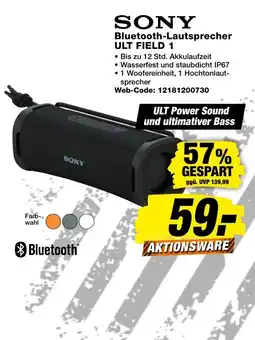 expert Techno Land SONY Bluetooth-Lautsprecher ULT FIELD 1 Angebot