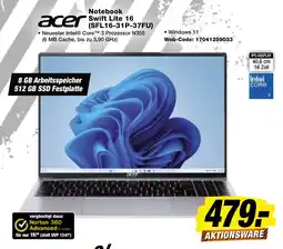 expert Techno Land Acer Notebook Swift Lite 16 Angebot