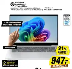 expert Techno Land Notebook OmniBook 7 Angebot