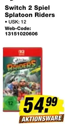 expert Techno Land Switch 2 Spiel Splatoon Riders Angebot