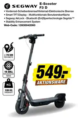 expert Techno Land SEGWAY E-Scooter F3 D Angebot
