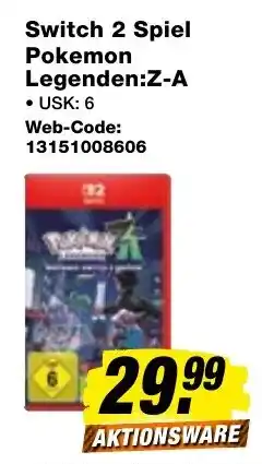expert Techno Land Switch 2 Spiel Pokemon Legenden:Z-A Angebot