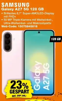 expert Techno Land SAMSUNG Galaxy A27 5G 128 GB Angebot