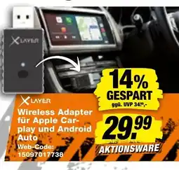 expert Techno Land X LAYER Wireless Adapter für Apple Carplay und Android Auto Angebot