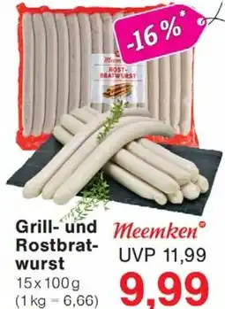 Wiglo Wunderland Meemken Grill- und Rostbratwurst Angebot