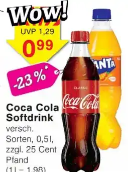Wiglo Wunderland Coca Cola Softdrink Angebot