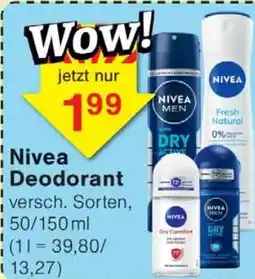 Wiglo Wunderland Nivea Deodorant Angebot