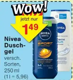 Wiglo Wunderland Nivea Duschgel Angebot