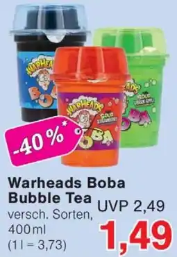 Wiglo Wunderland Warheads Boba Bubble Tea Angebot