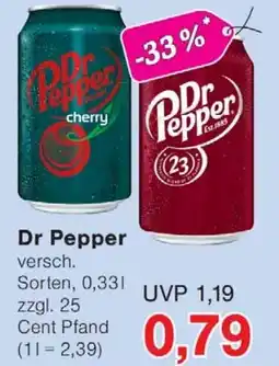 Wiglo Wunderland Dr Pepper Angebot