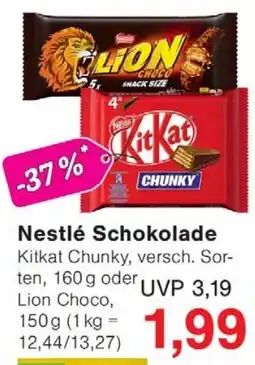 Wiglo Wunderland Nestlé Schokolade Angebot