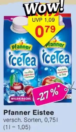 Wiglo Wunderland Pfanner Eistee Angebot