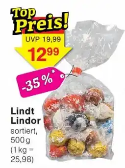 Wiglo Wunderland Lindt Lindor Angebot