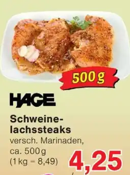 Wiglo Wunderland HAGE Schweine-lachssteaks Angebot