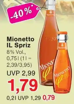 Wiglo Wunderland Mionetto IL Spriz Angebot