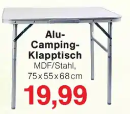 Wiglo Wunderland Alu-Camping-Klapptisch Angebot