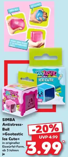 Kaufland SIMBA Antistress Ball Gootastic Ice Cute Angebot