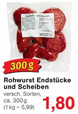 Wiglo Wunderland Salami Rohwurst Endstücke und Scheiben Angebot