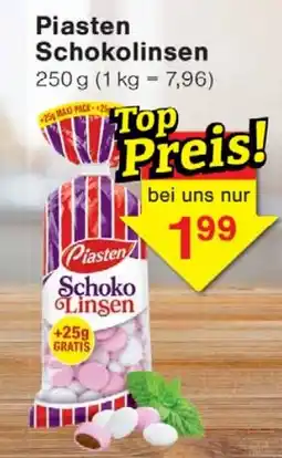 Wiglo Wunderland Piasten Schokolinsen Angebot