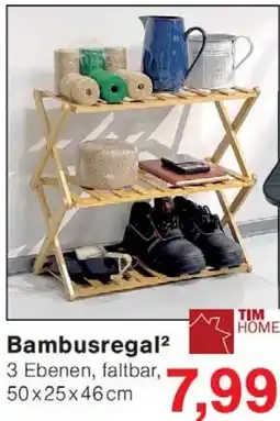 Wiglo Wunderland Bambusregal² TIM HOME Angebot
