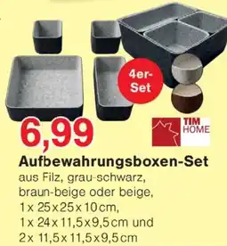 Wiglo Wunderland Aufbewahrungsboxen-Set TIM HOME Angebot