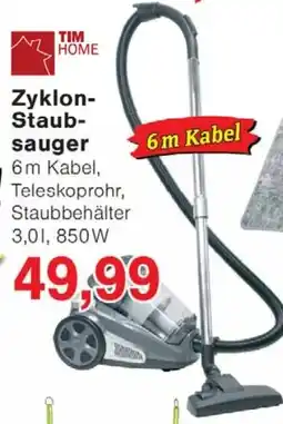 Wiglo Wunderland TIM HOME Zyklon-Staubsauger Angebot