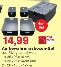 Wiglo Wunderland Aufbewahrungsboxen-Set TIM HOME Angebot