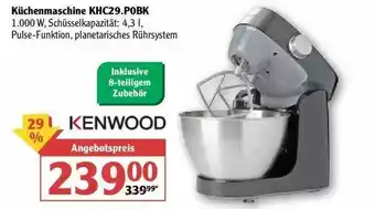 Globus Kenwood Küchenmaschine Khc29.pobk Angebot