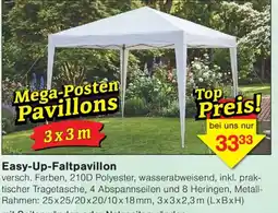 Wiglo Wunderland Mega-Posten Pavillons Easy-Up-Falt pavillon Angebot