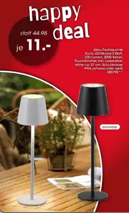 Möbel Martin Akku-Tischleuchte Euria Angebot