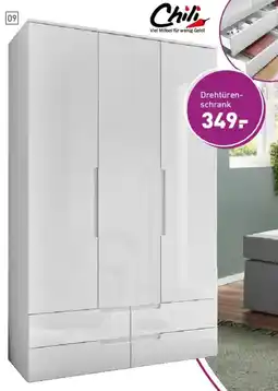 Möbel Martin Chili Drehtürenschrank Angebot