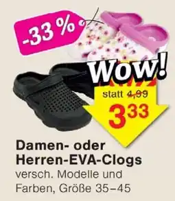 Wiglo Wunderland Damen- oder Herren-EVA-Clogs Angebot