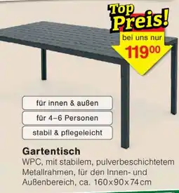 Wiglo Wunderland Gartentisch Angebot
