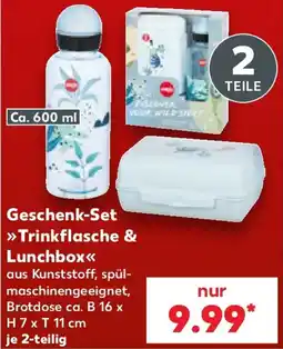 Kaufland Geschenk-Set Trinkflasche & Lunchbox Angebot
