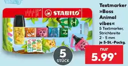 Kaufland Stabilo Textmarker Boss Animal vibes Angebot