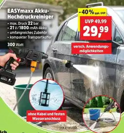 Thomas Philipps EASYmaxx Akku-Hochdruckreiniger Angebot