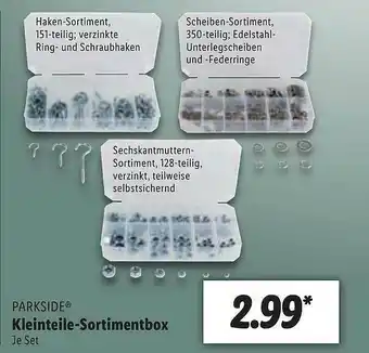 Lidl Parkside Kleinteile-sortimentbox Angebot