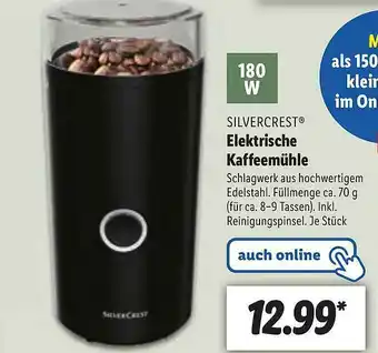 Lidl Silvercrest Elektrische Kaffeemühle Angebot
