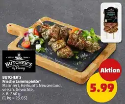 PENNY BUTCHER'S Frische Lammsspieße* Angebot