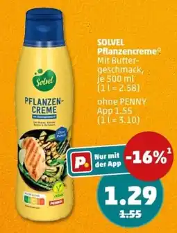 PENNY SOLVEL Pflanzencreme Angebot