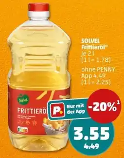 PENNY SOLVEL Frittieröl Angebot