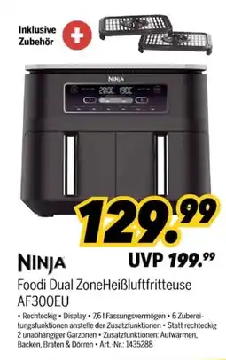 MEDIMAX NINJA Foodi Dual ZoneHeißluftfritteuse Angebot