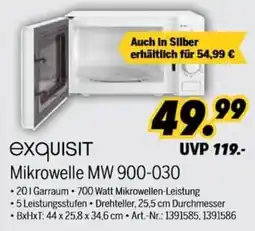 MEDIMAX exquisit Mikrowelle MW 900-030 Angebot